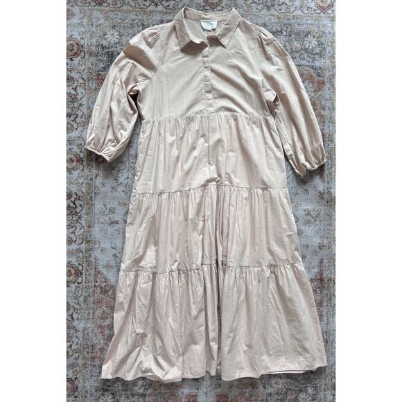 Pomander Place Tuckernuck Sandstone Mabel Maxi Dress Womens Size XL - Picture 2 of 7